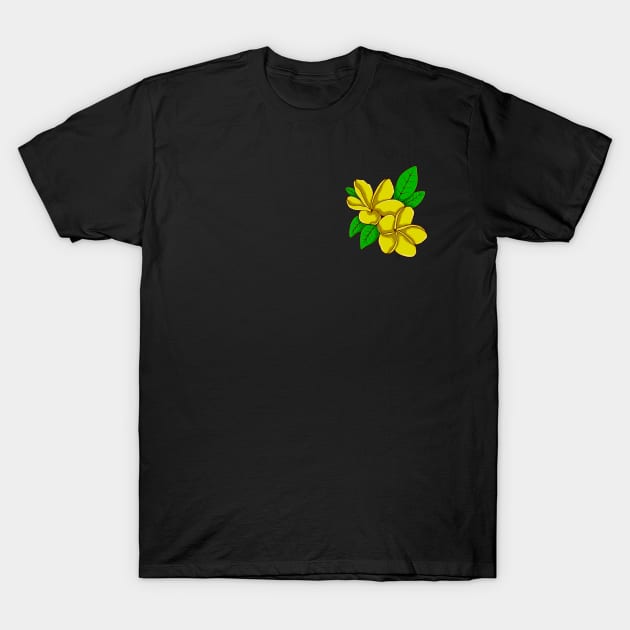 The frangipani T-Shirt by rikiumart21